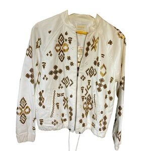 CHICO’S linen white jacket NEW